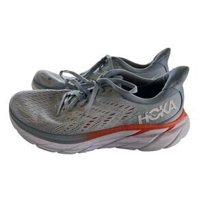 HOKA One Clifton 8 light blue thrashed running yard weekend sneakers sz 7.5B